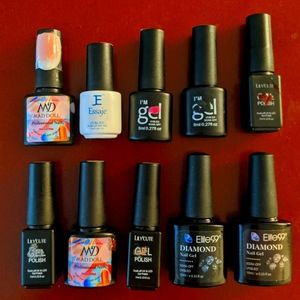 Glitter Gel Polish Bundle 10 Piece